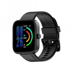 Noise ColorFit Caliber Smartwatch  (Black Strap, Regular)