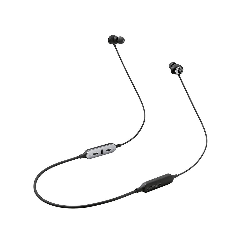 YAMAHA EP-E50A Wireless Bluetooth in Ear Neckband Headphone with mic for Phone Calls-(Black)