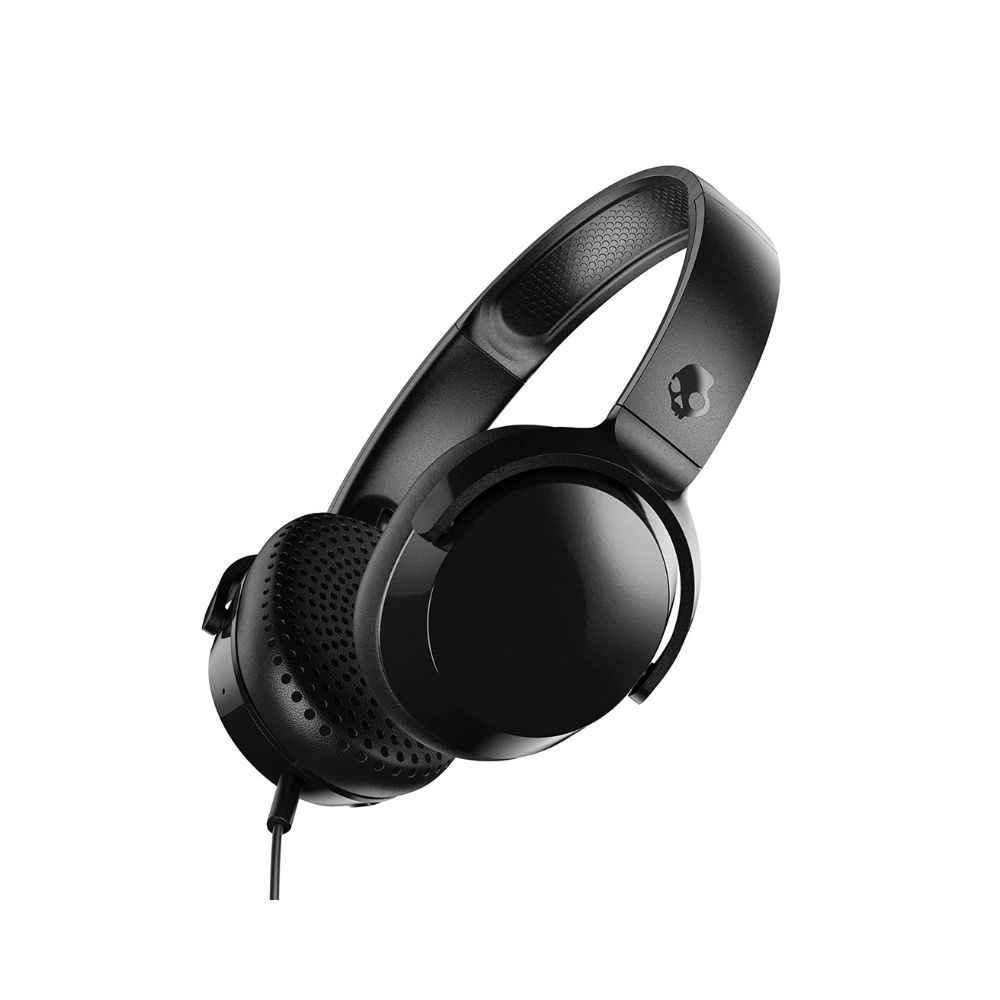 Skullcandy Riff Wired On Ear Headphone with Mic-(Black)