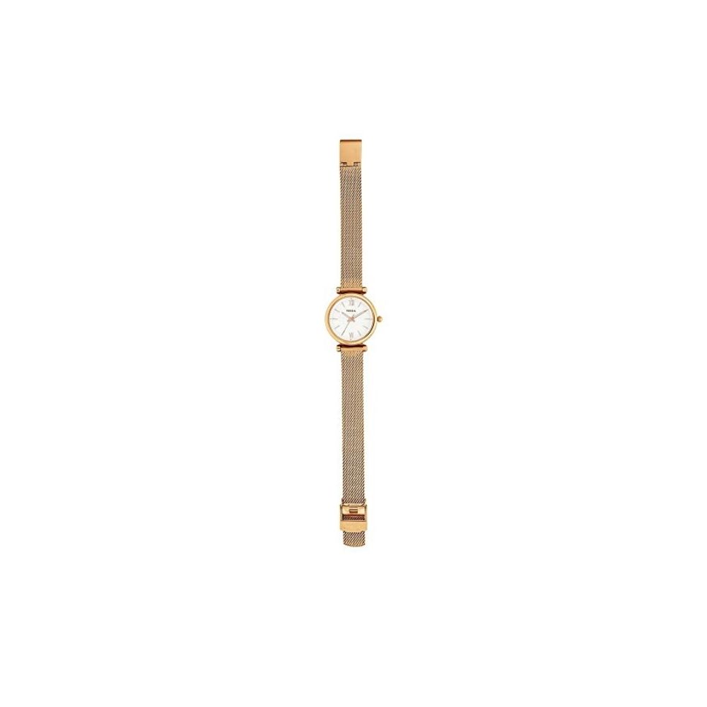 Fossil Carlie Analog White Dial Women's Watch - ES4433