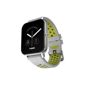 TAGG Verve Sense Smartwatch with 1.70&#039;&#039; Large Display - Silver Yellow, Standard