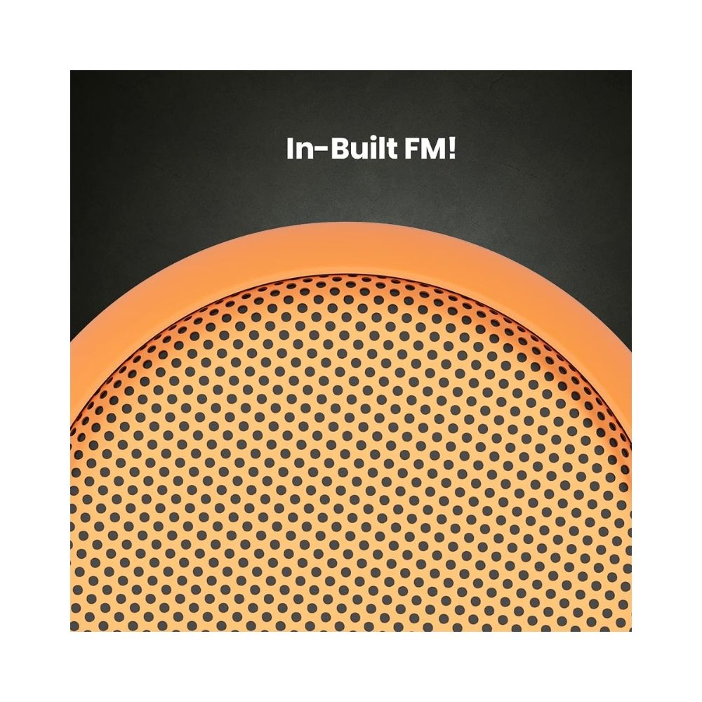 Portronics SoundDrum 1 10W Portable Bluetooth Speaker (Orange)