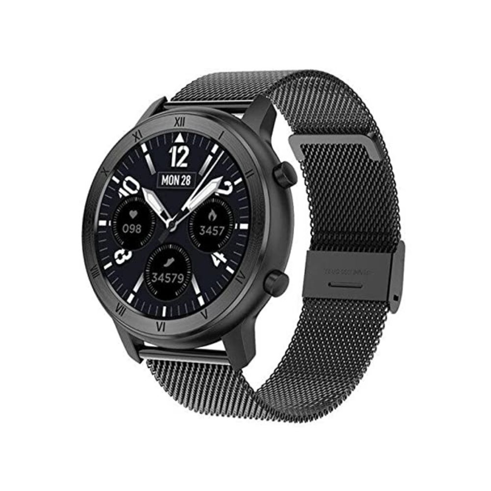 BFIT ACE (38 mm) Touchscreen Unisex Full Touch smartwatch (Black)