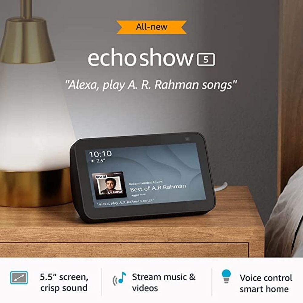 All new Echo Show 5 (2nd Gen, 2021 release) - Smart speaker with 5.5