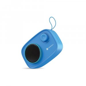 Portronics Pixel 2 Wireless Bluetooth Portable Speaker with Micro SD, 3.5mm Aux, 3W Output, Retro Volume Knob(Blue)