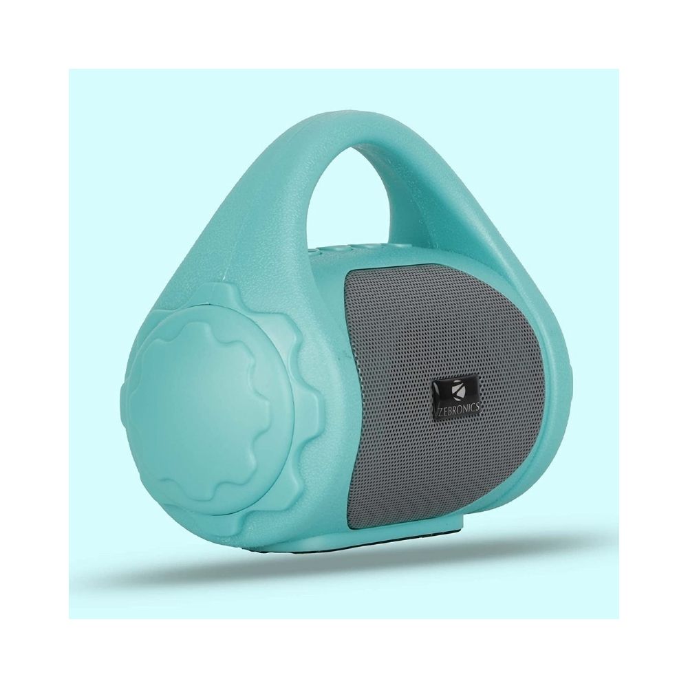 Zebronics Zeb-County 3 W Bluetooth Speaker (Sea Green, Mono Channel)