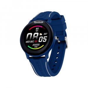 Reebok Smartwatch with Full-Touch HD Display, Complete Health Suite with SpO2 Sensor (Navy)