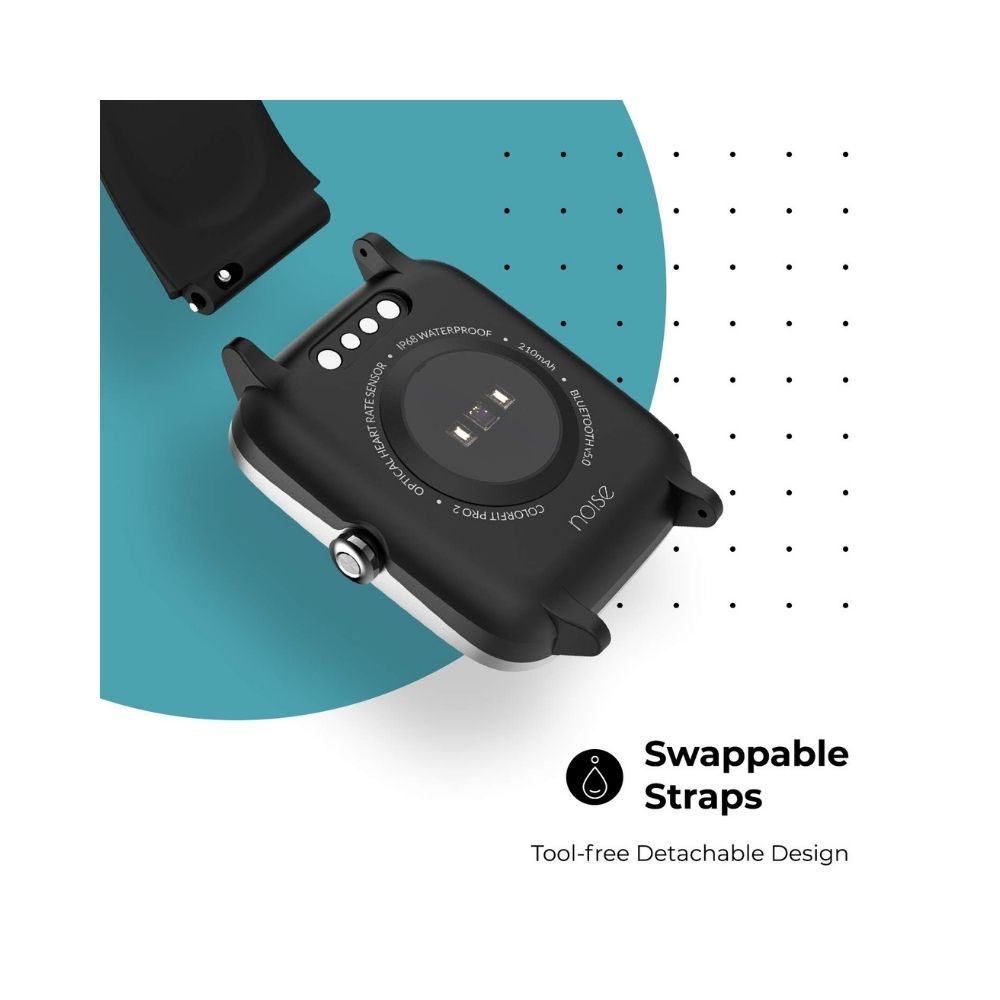 Noise ColorFit Pro 2 Full Touch Control Smart Watch (Mist Grey)