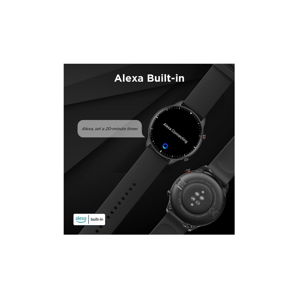 Huami Amazfit GTR 2 46mm Classic Edition Smartwatch (Obsidian Black)