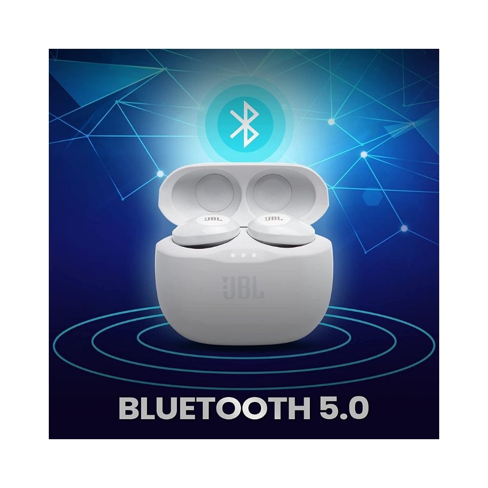 JBL Tune 125TWS Bluetooth Earbuds  (White)