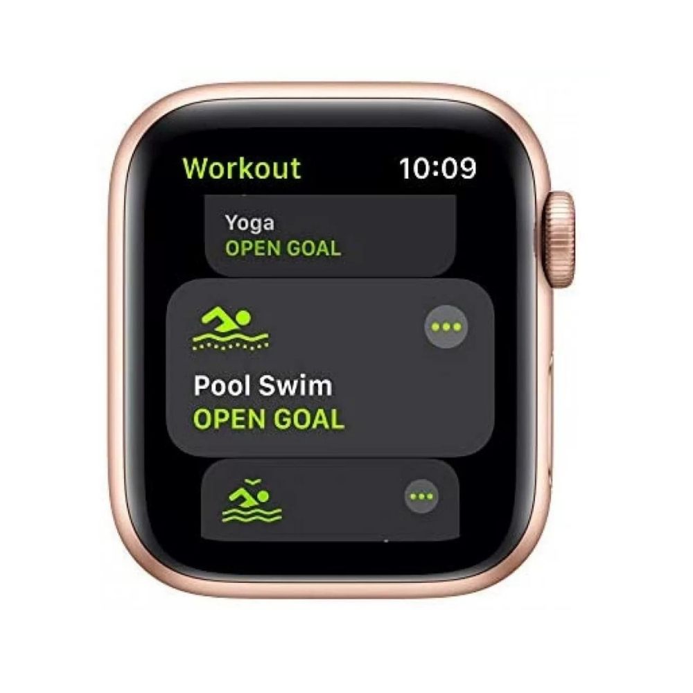 Apple Watch SE GPS + Cellular, 40mm Gold Aluminium Case With Plum Sport Loop