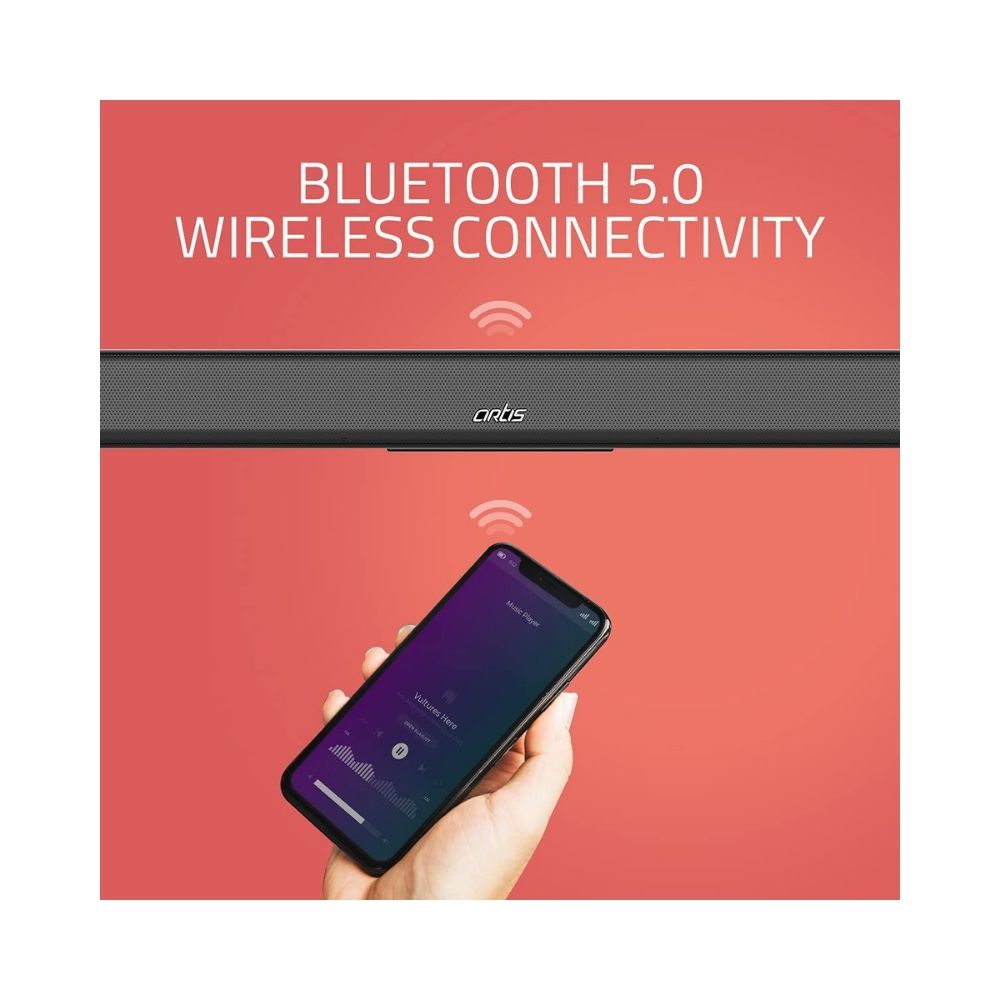 Artis BT-X3 40 Watts Wireless Bluetooth 5.0 Soundbar (Black)