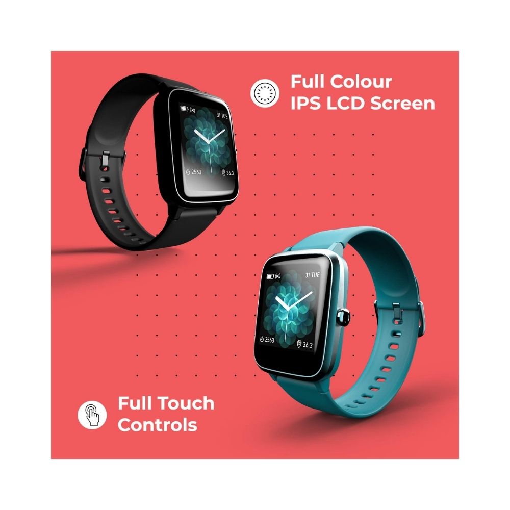 Noise ColorFit Pro 2 Full Touch Control Smart Watch (Jet Black)