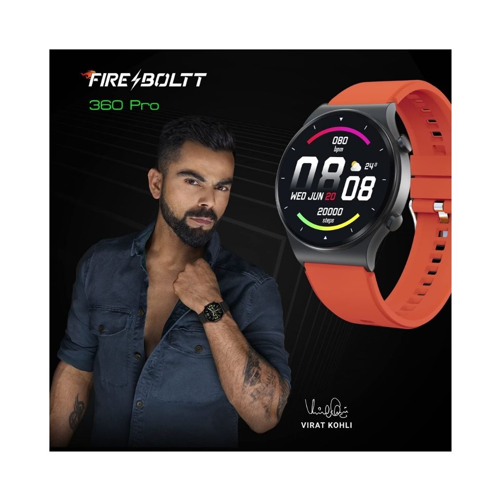 Fire-Boltt 360 Pro Bluetooth Calling Smart Watch Tarnish Orange (BSW017)