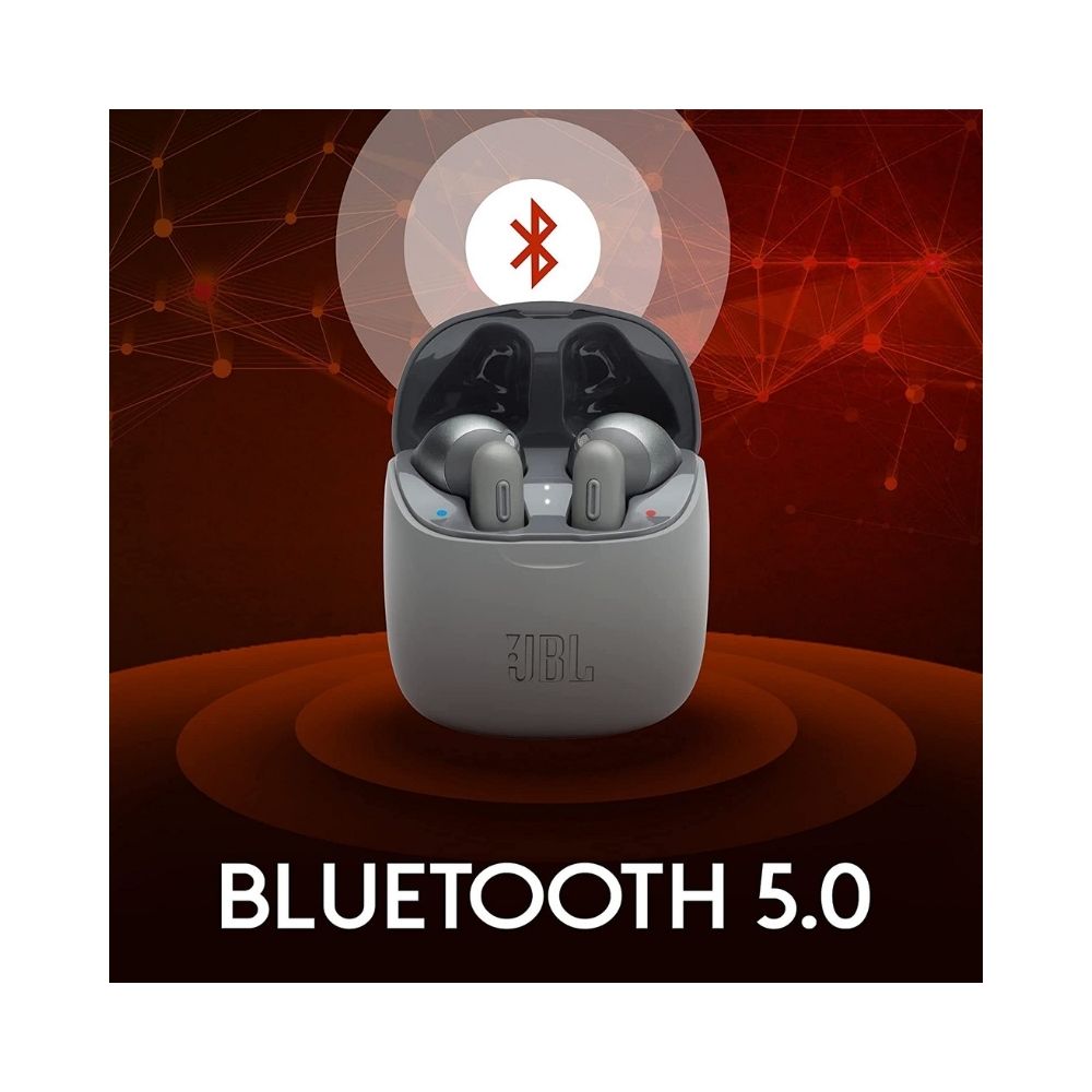 JBL Tune 225TWS Bluetooth Earbuds(Grey)