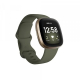 Fitbit Versa 3 FB511BKBK Health &amp; Fitness Smartwatch (Olive/Gold)