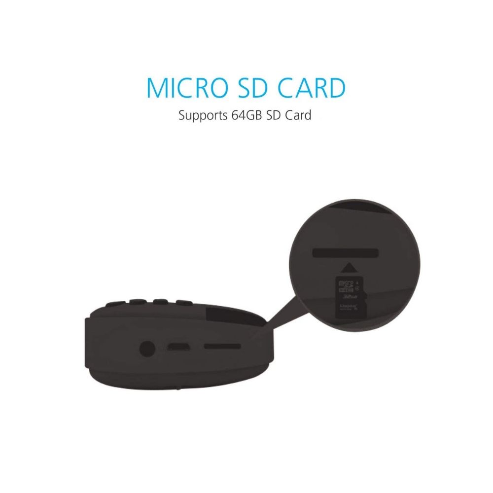 Portronics Plugs POR-141 Portable Speaker with FM & Micro SD Card Support (Black)