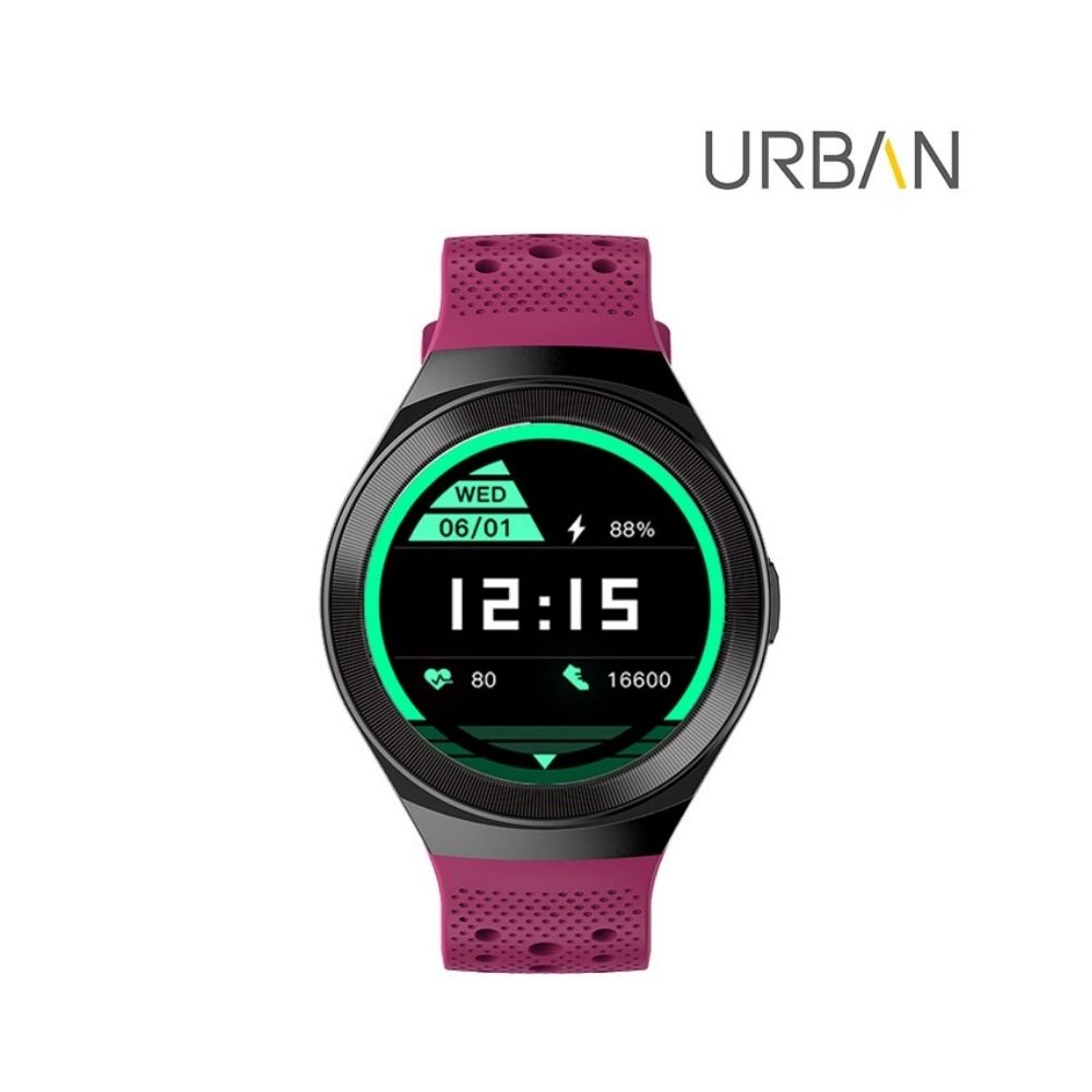 Inbase Urban Sports Smartwatch  (Voilet Strap, Free Size)