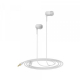 Portronics Conch 50 in-Ear Wired Earphone with Mic, 3.5mm Audio Jack(White)