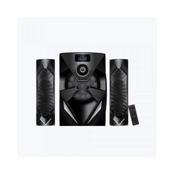 Zebronics Zeb-DHOOM 2 2.1 Multimedia Speaker with Bluetooth Connectivity,USB Connectivity and Aux Input (Black)