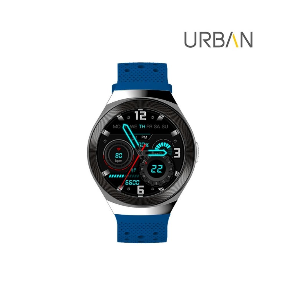 Inbase Urban Sports Smartwatch  (Blue Strap, Free Size)