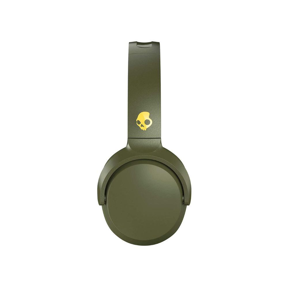 Skullcandy Riff Wireless On-Ear Headphone with Mic-(Moss/Olive/Yellow)