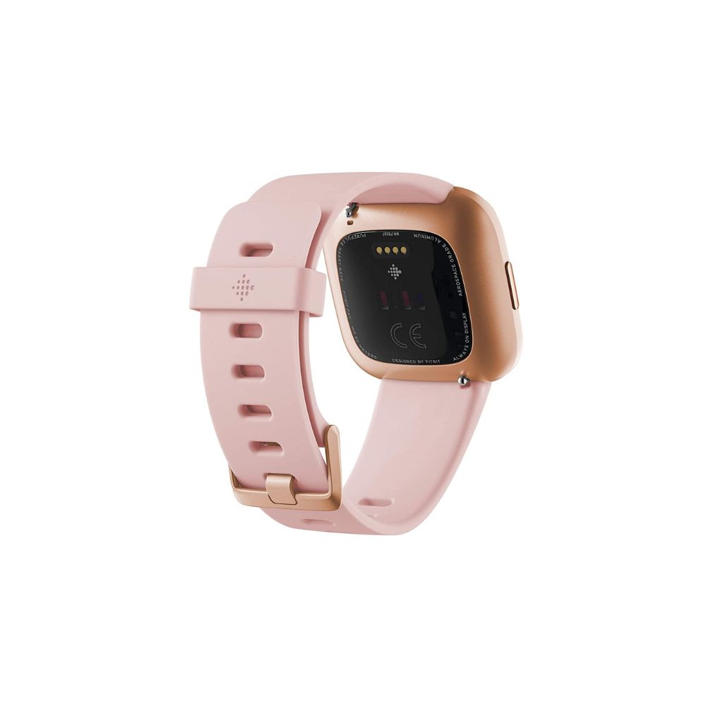 Fitbit FB507RGPK Versa 2 Health & Fitness Smartwatch, One Size (S & L Bands Included) (Petal/Copper Rose)