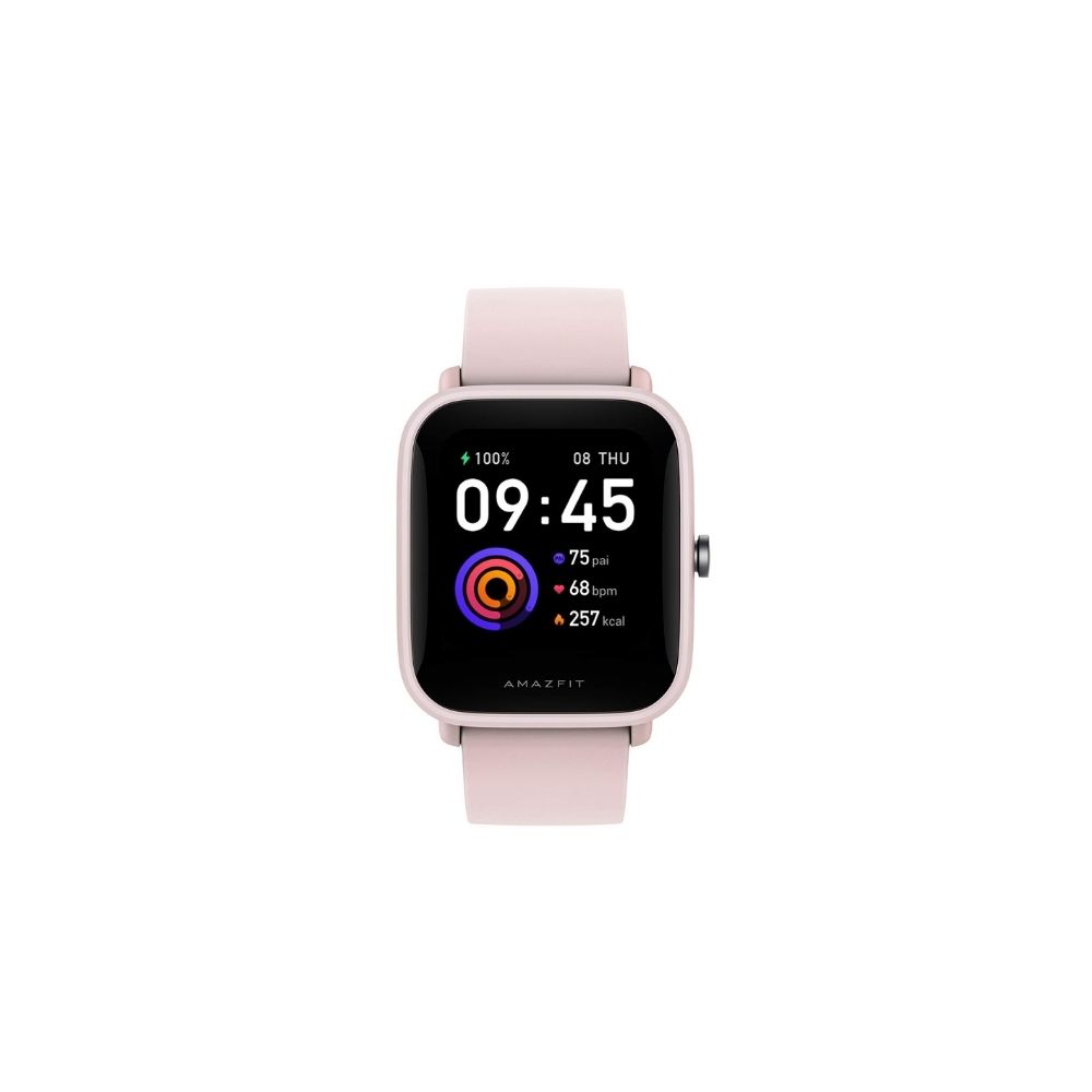 Huami Amazfit Bip U Smartwatch (Pink Strap, Regular)