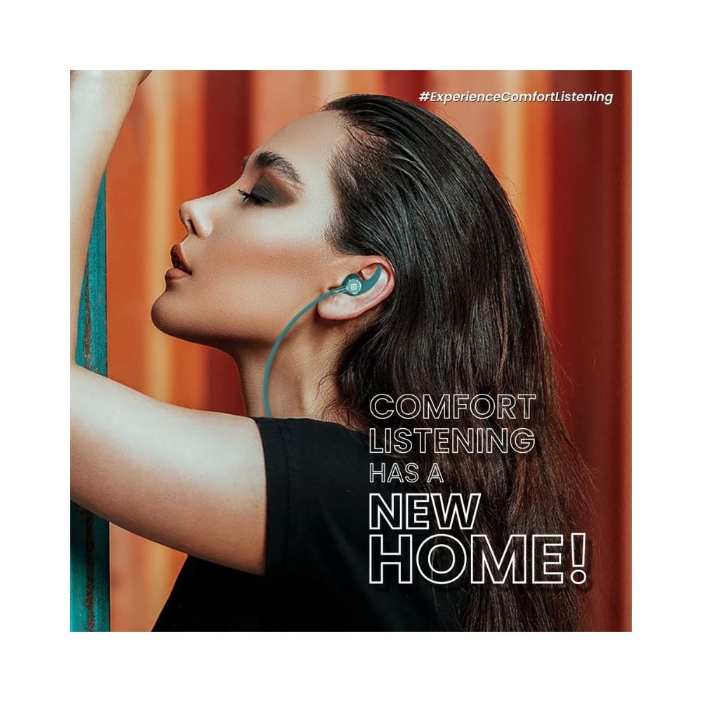 Portronics Harmonics 250 Wireless Bluetooth Headset with 60 Hrs. Playtime in 2 Hrs. Charging-(Green)