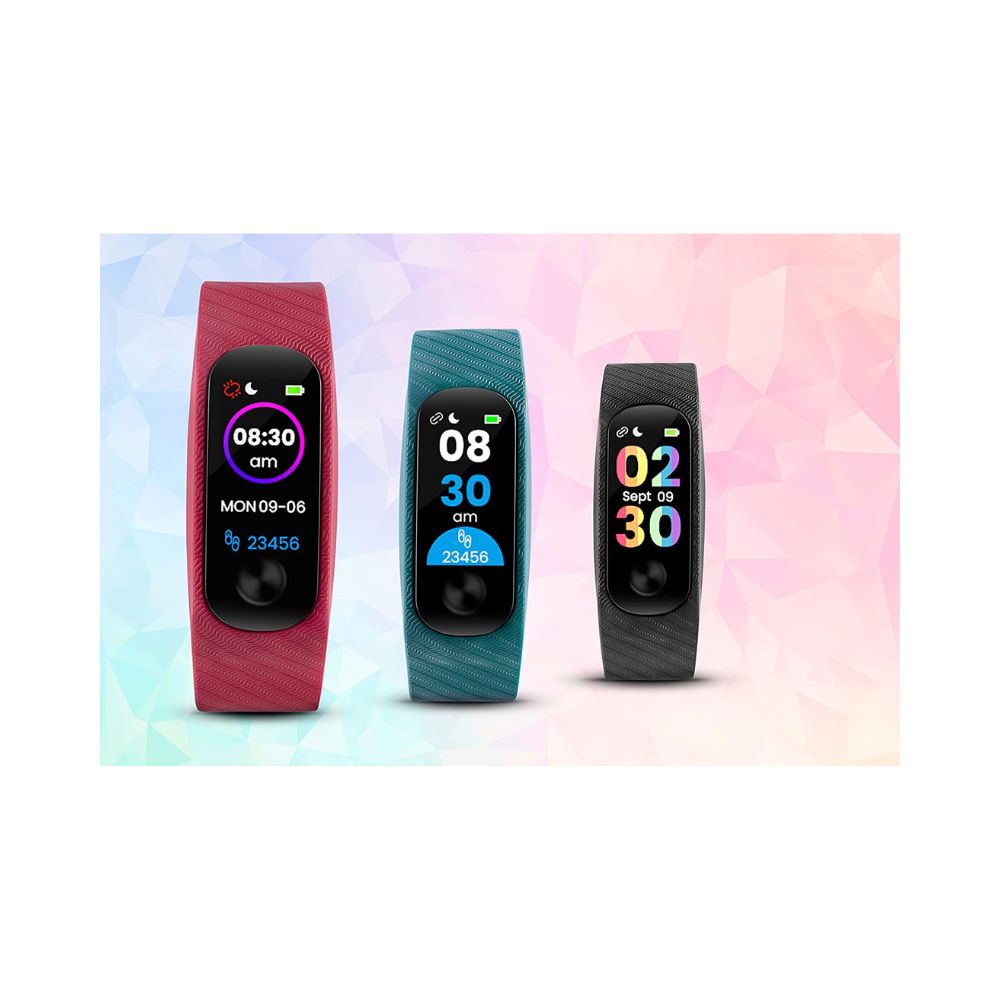 Fastrack Reflex 2C Unisex Activity Tracker - Full Touch, Color Display, Notification Alert -Upto 7 Days Battery Life -SWD90059PP10