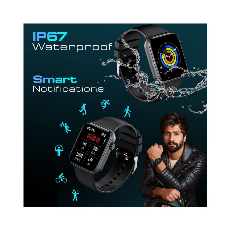 Fire-Boltt Call Bluetooth Calling Smartwatch Black  (BSW014)
