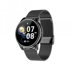 French Connection R7 series Unisex smartwatch with Full Touch screen -  Black Mesh