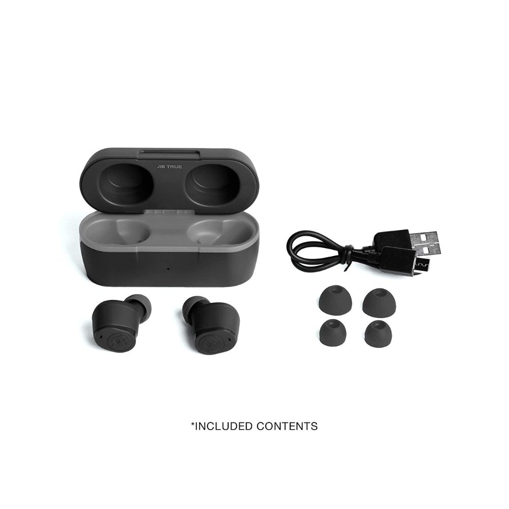 Skullcandy Jib (TWS) Bluetooth Truly Wireless in Ear Earbuds with 22 Hours Total Battery-(Black)