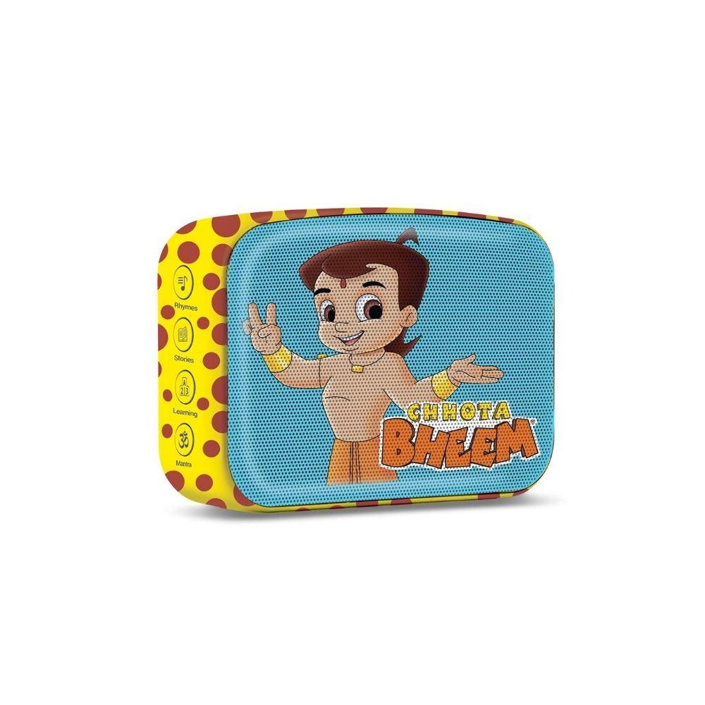 Carvaan Saregama Mini Kids Special Edition Chhota Bheem - Pre-Loaded with Stories, Rhymes, Learnings, Mantras(Baby Blue)