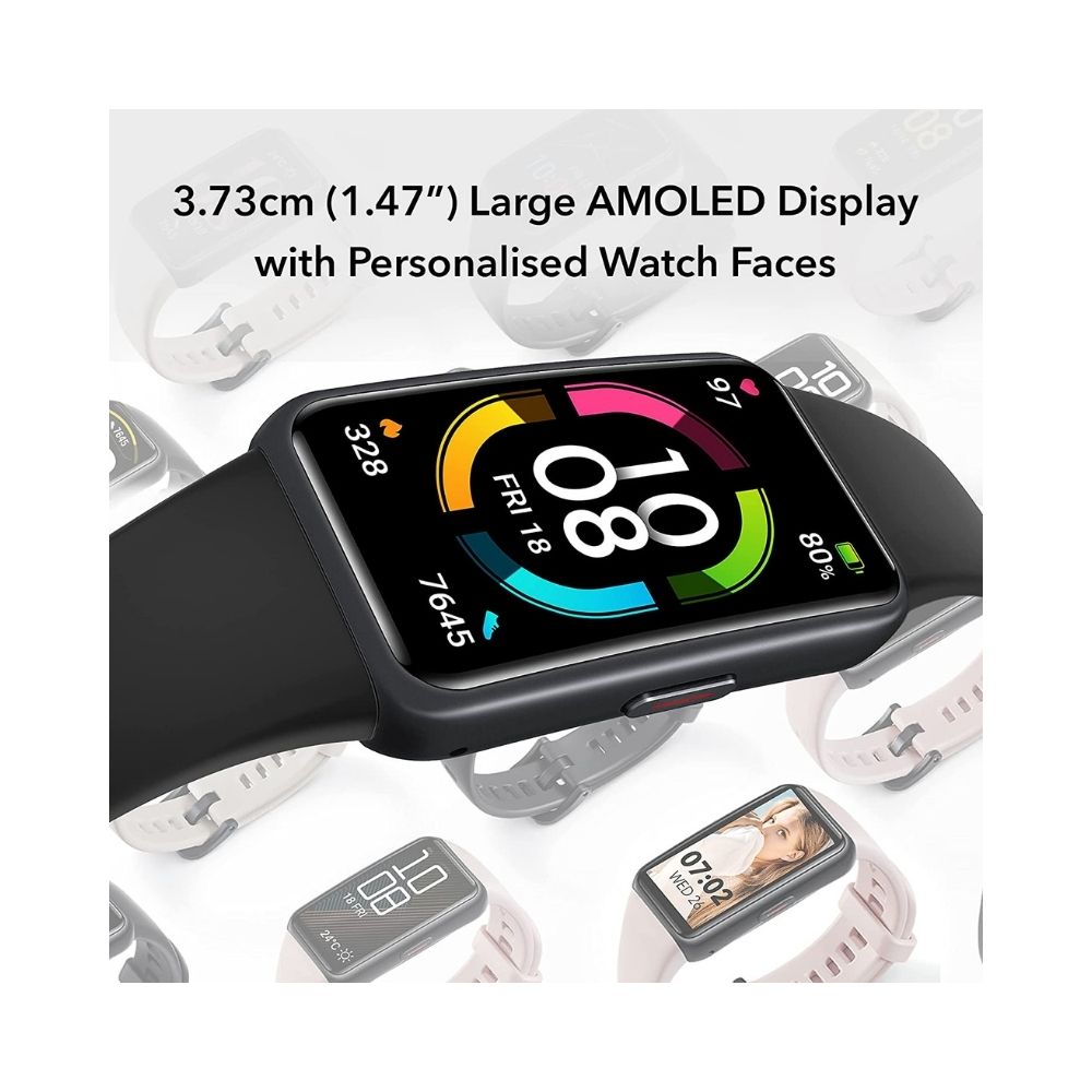HONOR Band 6 Smartwatch  1.47'' Touch Display (Meteorite Black)
