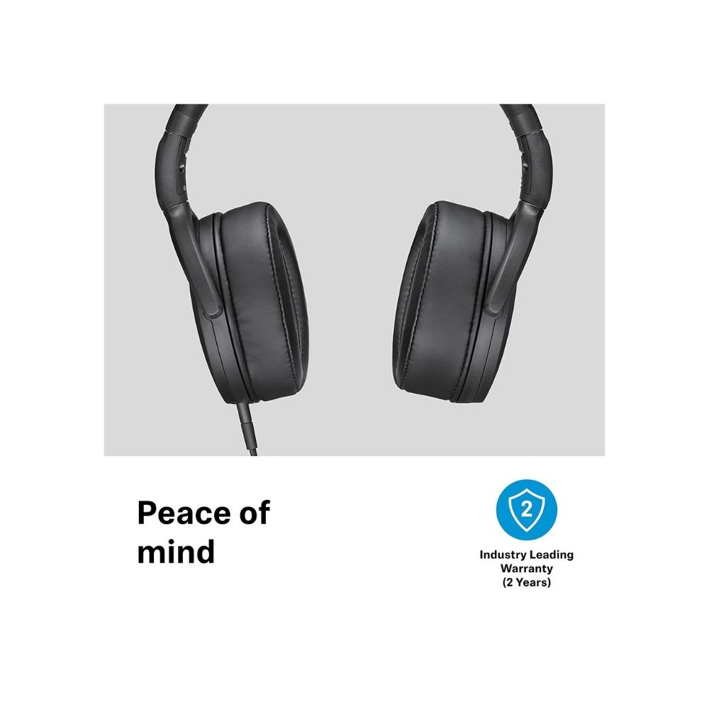 Sennheiser HD 400s Wired Over The Ear Headphone with Mic (Black)