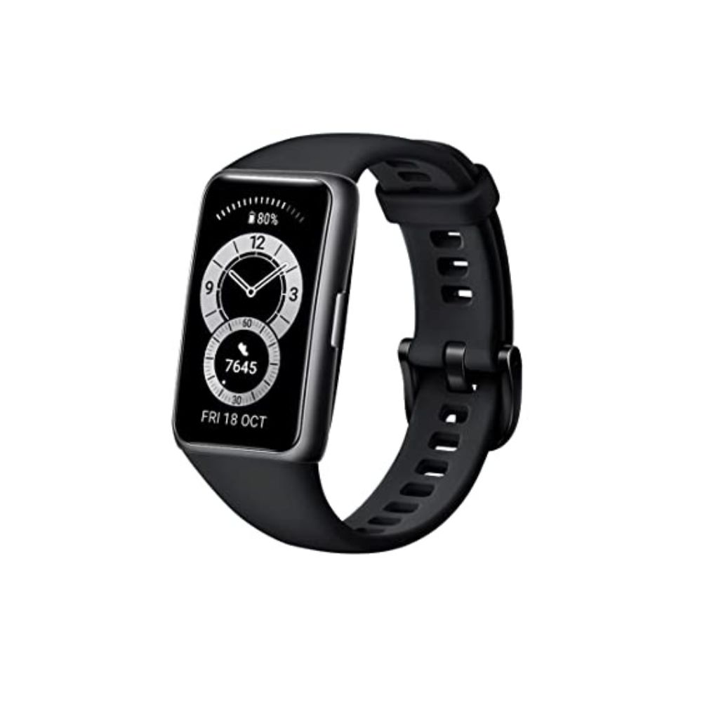 Huawei Band 6 Fitness Tracker Smartwatch for Men Women, Global Version, Black