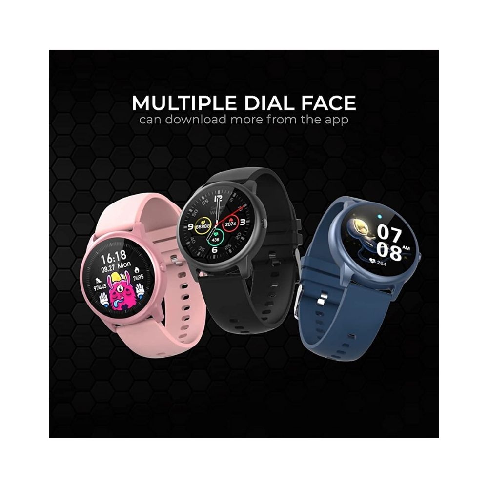 French Connection R7 series Unisex smartwatch with Full Touch screen - Blue