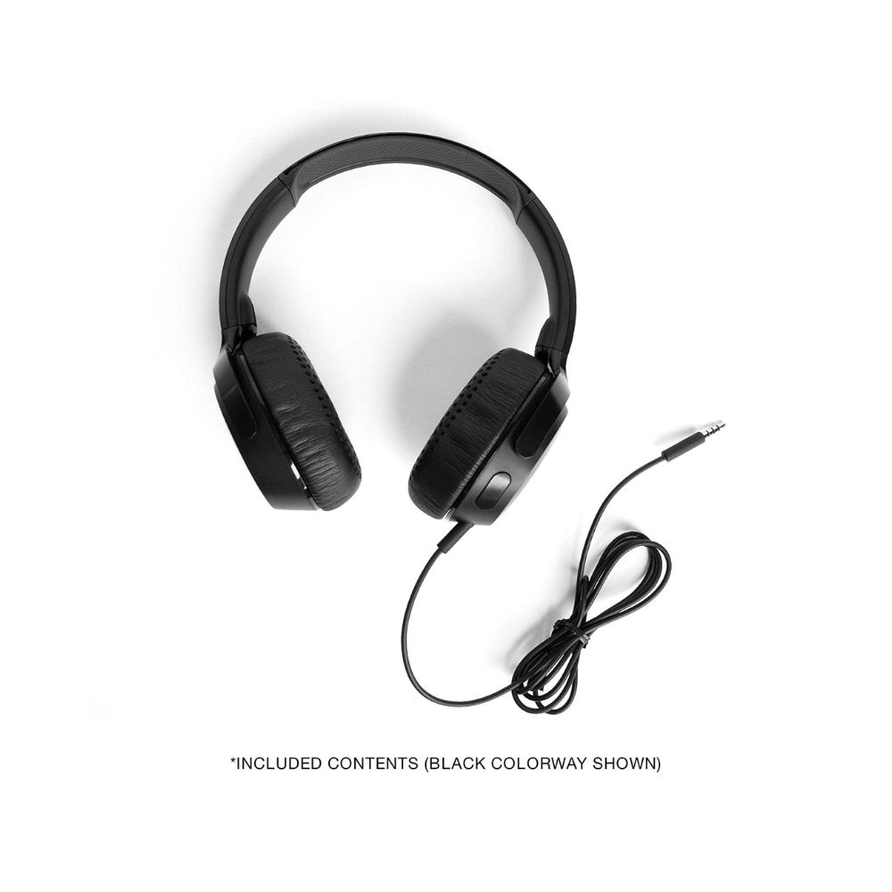 Skullcandy Riff Wired On Ear Headphone with Mic-(Black)