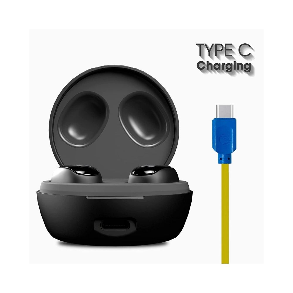 Zebronics Zeb-Sound Bomb 1 TWS Earbuds with BT5.0, Up to 12H Playback-(Black)
