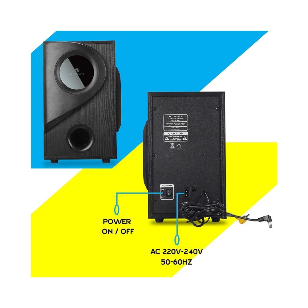 Zebronics Zeb-Juke Bar 5 45 W Bluetooth Soundbar (Black, 2.1 Channel)