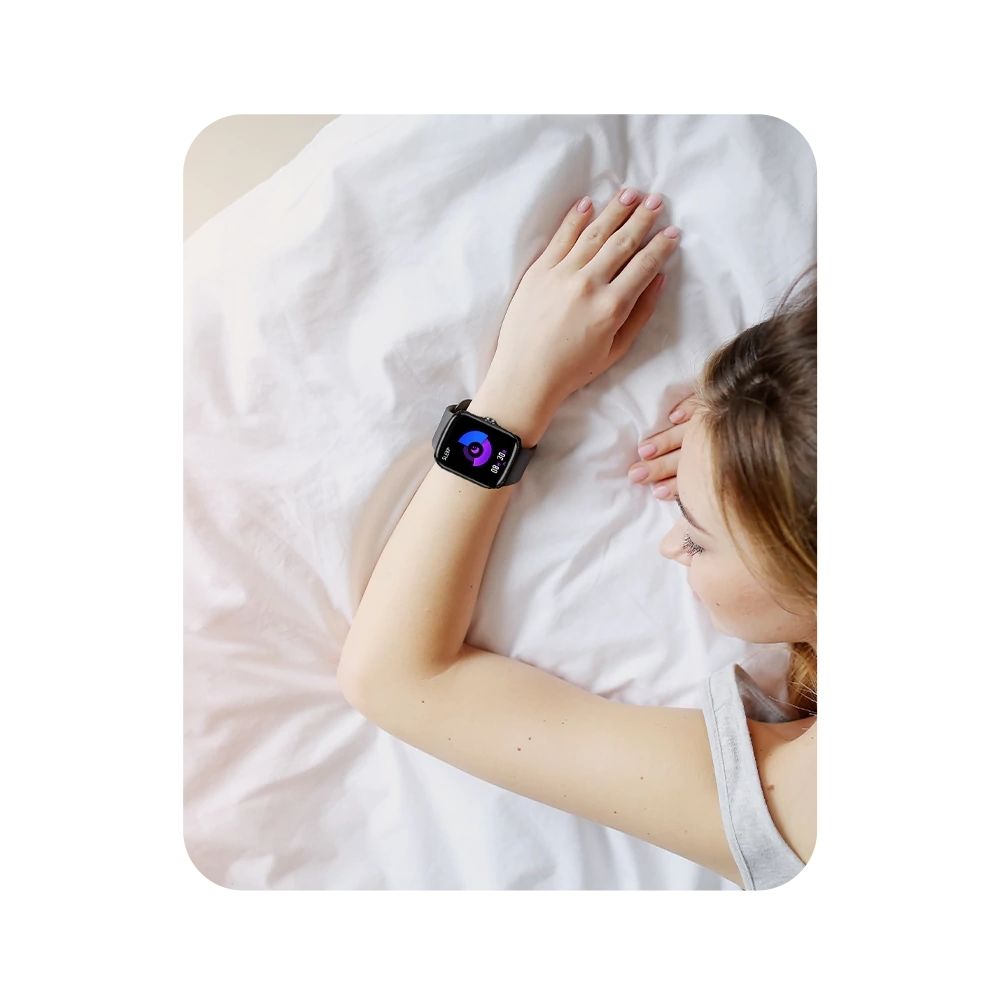 boAt Watch‌ Vertex 1.69 HealthEcosystem Smart Watches (Blue Strap)