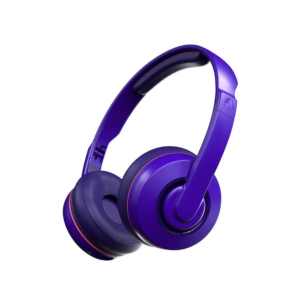Skullcandy Cassette Wireless On-Ear Headphone with Mic-(Retro/Surf/Purple)