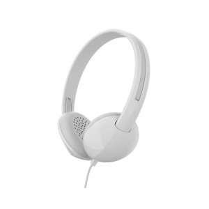 Skullcandy Stim Wired On Ear Headphone with Mic-(White/Grey)