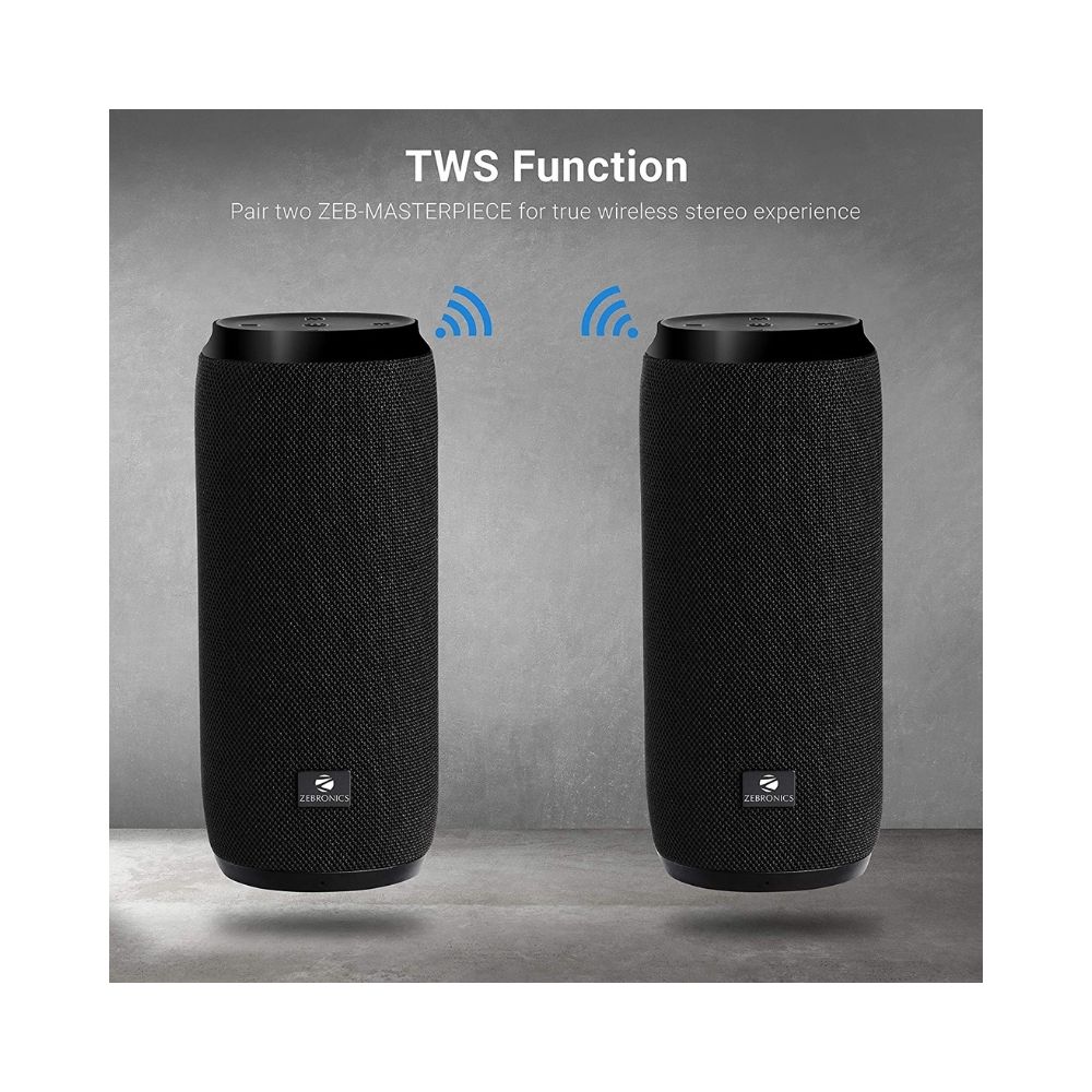 Zebronics Zeb-Masterpiece 16 W Bluetooth Speaker (Black, Mono Channel)