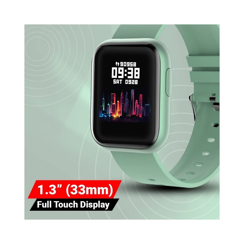 Fire-Boltt Ninja Pro Full Metal SpO2 Smartwatch (Green Strap)