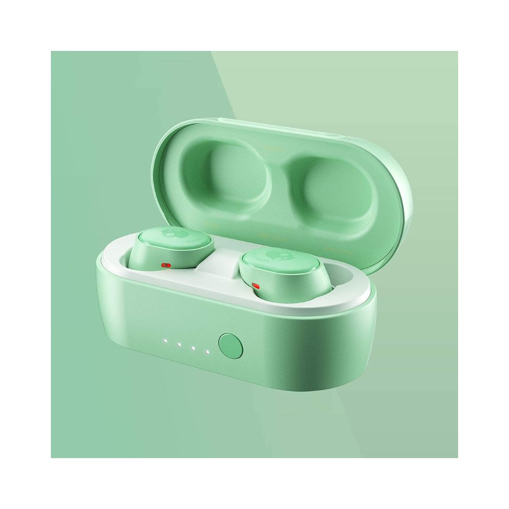 Skullcandy Sesh Evo Truly Wireless Bluetooth in Ear Earbuds with Mic-(Pure Mint)