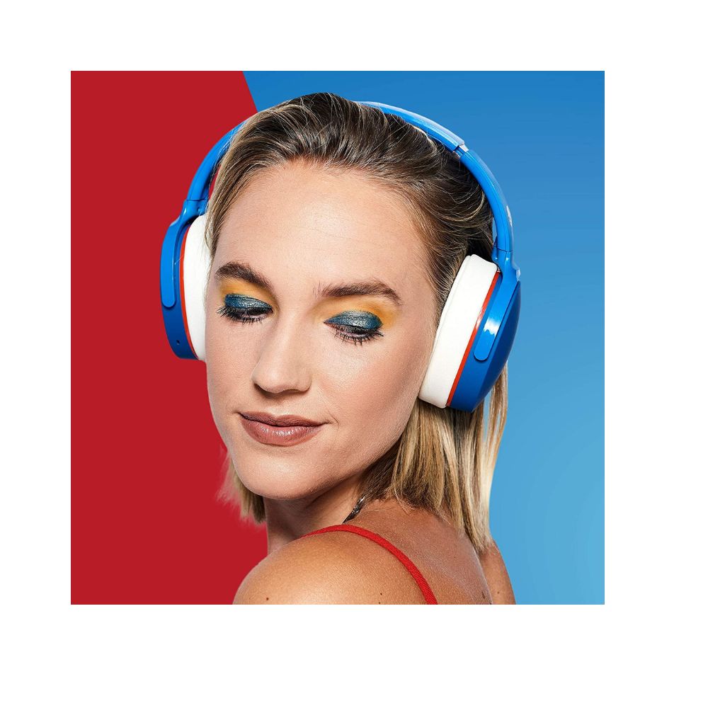 Skullcandy Hesh Evo Bluetooth Wireless Over Ear Headphones With Mic-(Blue)