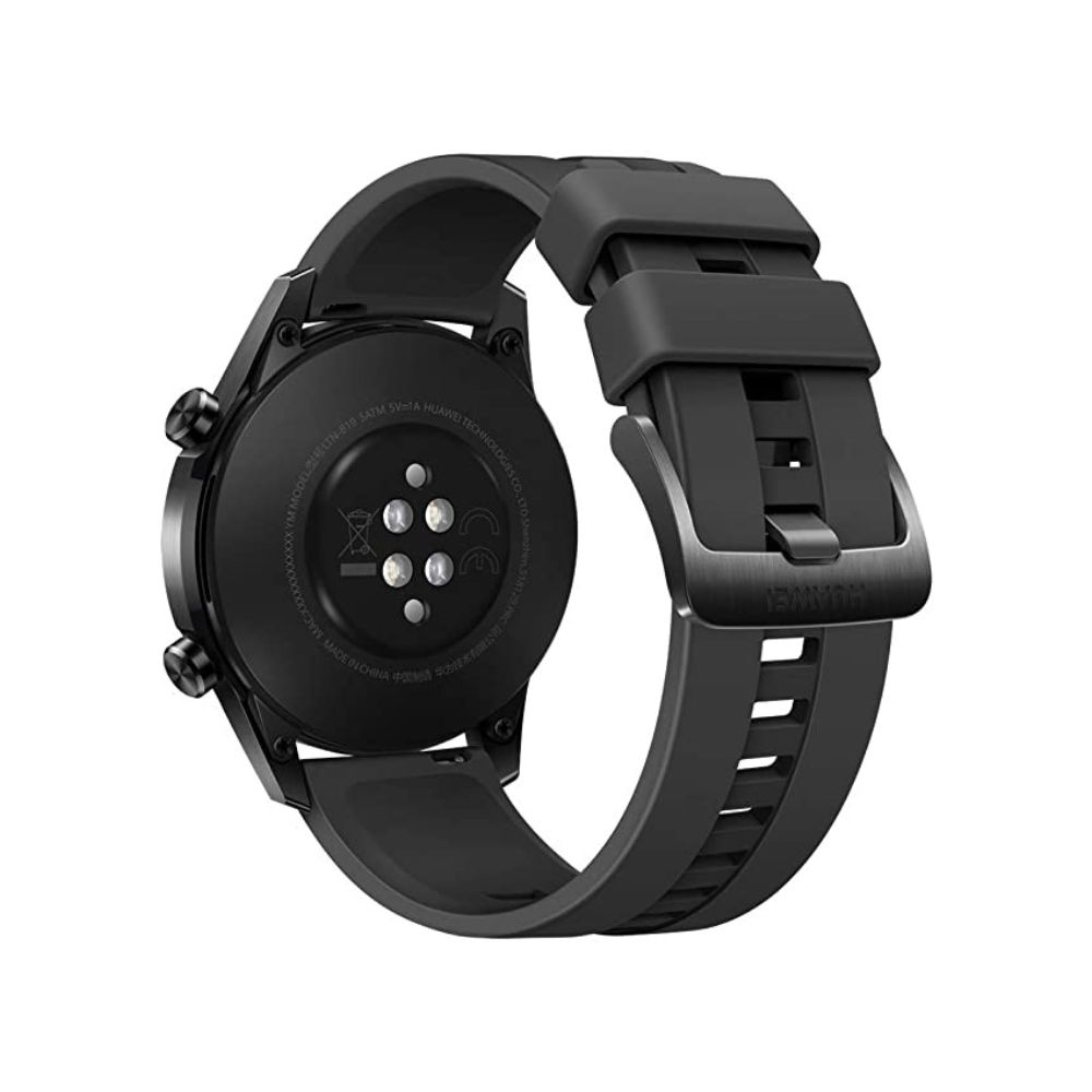 Huawei GT 2 Sport Bluetooth Watch- Matte Black (2 Weeks Battery Life_Wireless_5ATM)