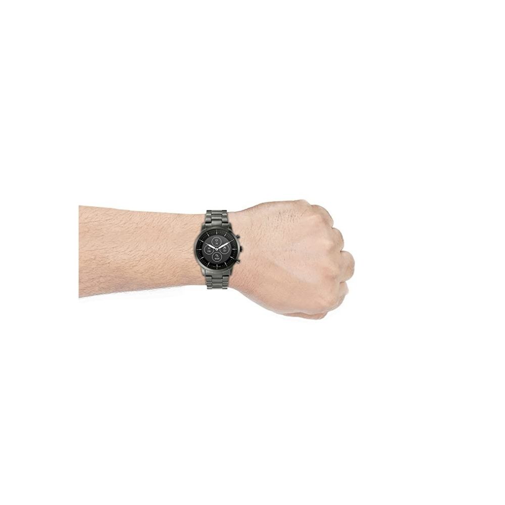 Fossil Collider Hybrid Hr Smartwatch Black Dial Men's Watch (FTW7009)